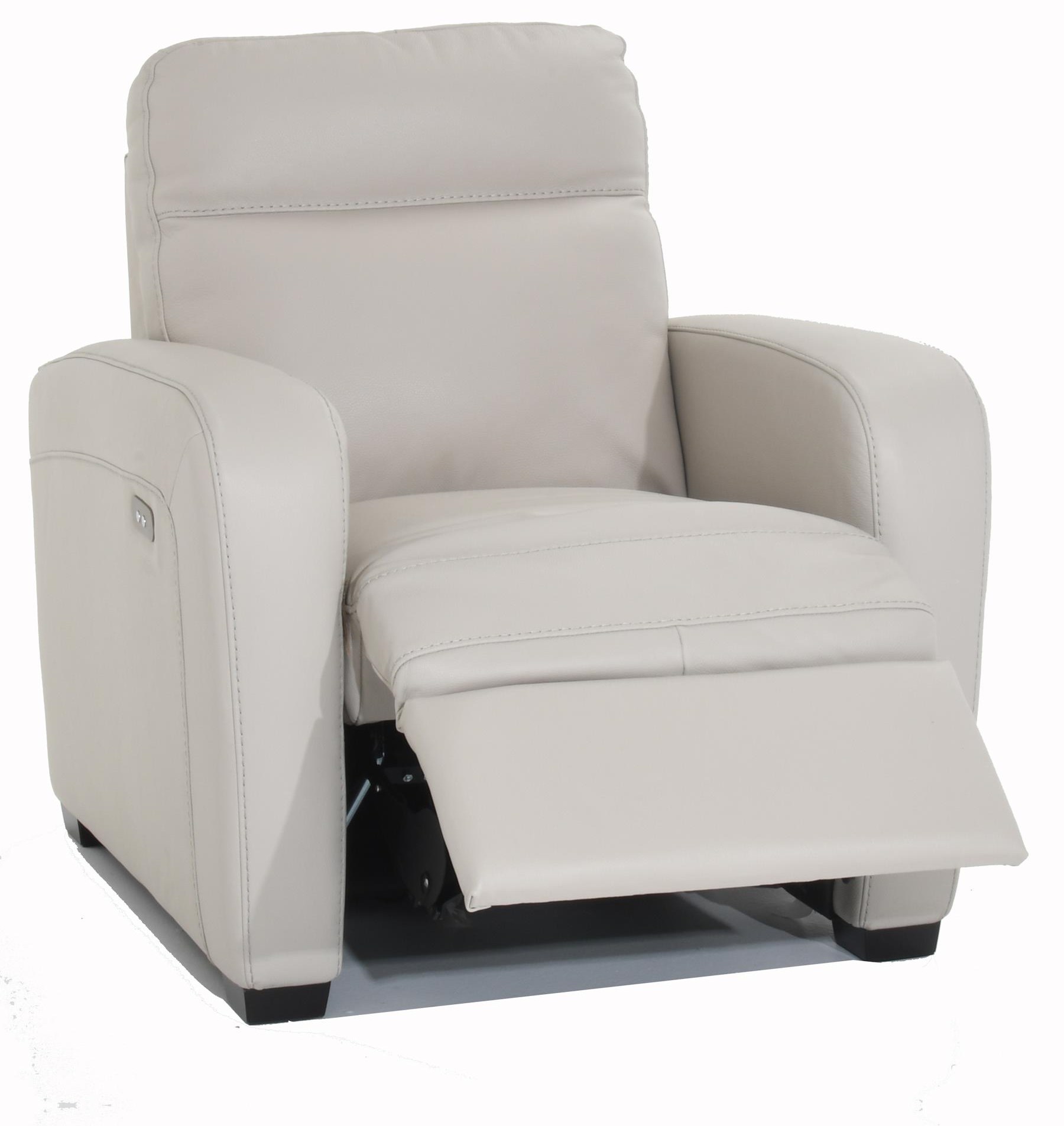 Natuzzi Editions Rodrigo B938154 Leather Power High Leg Recliner Baer's Furniture High Leg